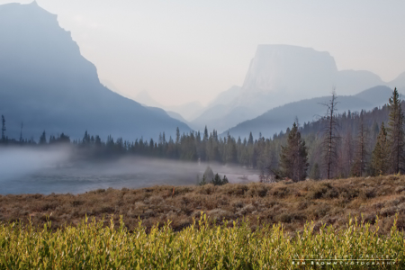 Green River Valley At Dawn