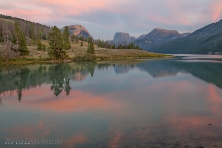 Lower Green River Lake Sunset