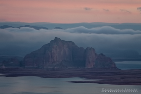Lake Powell Fog Bank