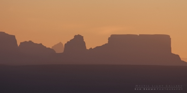 Desert Monumets At Sunrise