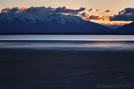 Dawn At The Great Salt Lake